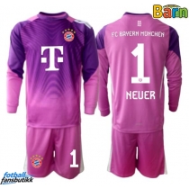 Bayern Munich Manuel Neuer #1 Keeper Tredjedraktsett Barn 2025-26 Langermet (+ Korte bukser)